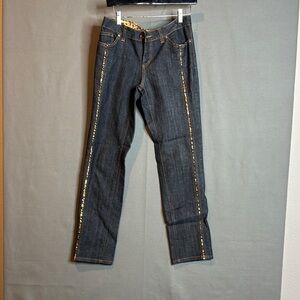 Boom Boom Jeans Stylish Women's Jeans with Gold‎ Accents 32/31